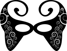 Carnival Eye Mask, Theatrical, Colorful, Celebration, Festive Accessory PNG