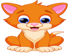 Cat Cartoon, Whimsical Characters, Playful Animation, Feline Fun, Cute Kittens PNG