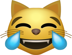 Cat Emoji, Adorable Meow, Purring Pet, Playful Cat, Feline Icon PNG