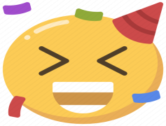 Celebration Emoji, Special Occasion Symbol, Party Emoticon, Cheerful Sign, Happiness Emoji PNG