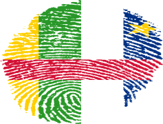 Central African Republic Flag, National Symbol, Star, Stripes, Colors PNG