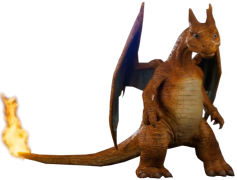 Charizard Pokemon, Fire Type, Flying Ability, Evolution Stage, Dragon Creature PNG