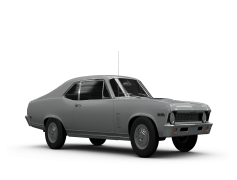 Chevrolet Nova, Compact Sedan, Classic Car, Retro Style, American Muscle PNG