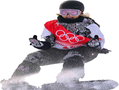 Chloe Kim, Snowboarding Star, Olympic Champion, Halfpipe Specialist, Gold Medalist PNG