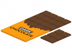 Chocolate Candy Bar, Indulgent Snack, Tempting Flavor, Crunchy Texture, Dessert Option PNG