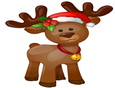 Christmas Reindeer, Festive Season, Santas Helpers, Winter Wonderland, Gift Delivery PNG