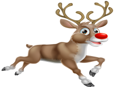 Christmas Reindeer, Holiday, Sleigh, Cheerful, Snow PNG