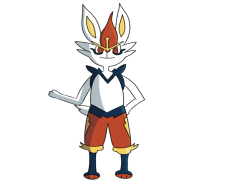 Cinderace Pokemon, Agile Fighter, Fire Type, Soccer Inspired, Champion Spirit PNG