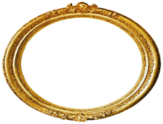 Circular Frame, Unique Outline, Artistic Ring, Creative Circle, Round Shape PNG