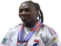 Clarisse Agbegnenou, Competitive Spirit, Sports Inspiration, French Athlete, Judo Champion PNG