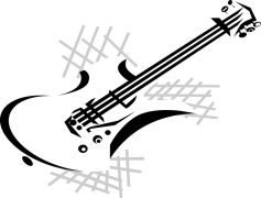 Classical Guitar Vector, Musical Instrument, Creative Vector, Music Design, Art Print PNG