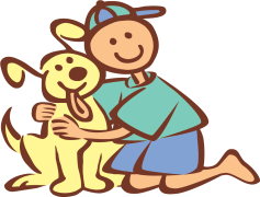 Clipart Boy And Dog, Pet Canine, Animal Companions, Kids Adventure, Outdoor Fun PNG
