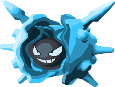 Cloyster Pokemon, Defense Specialist, Spiky Armor, Water Type, Shellfish Pokemon PNG