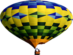Colorful Air Balloon, Escape, Festival, Adventure, Vibrant PNG