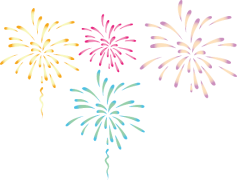 Colorful Vector Fireworks Glitter, Sparkle, Festivity, Party, Celebration PNG