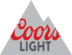 Coors Light Logo, American Lager, Mountain Theme, Iconic Symbol, Cold Refreshment PNG