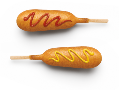Corn Dog, Deep-Fried, Fair Food, Batter, Classic Treat PNG