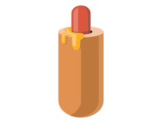 Corn Dog, Snack, Treat, Fair Food, Street Food PNG
