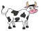 Cow Cartoon, Animated, Funny, Characters, Farm PNG