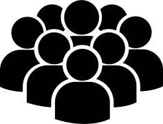 Crowd Silhouette, Unity, Gathering, Event, People PNG