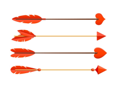 Cupid Arrow, Relationship, Valentine, Heart, Affection PNG