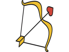 Cupid Arrow, Romance, Bow, Love, Symbol PNG