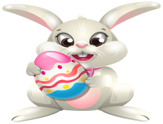 Cute Easter Bunny, Holiday Fun, Family Tradition, Adorable Rabbit, Festive Celebration PNG