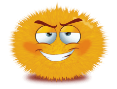 Cute Fur Emoji, Playful Expression, Soft Texture, Charming Critter, Furry Character PNG