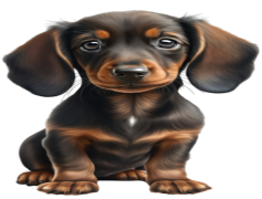 Dachshund, Friendly, Long-bodied, Affectionate, Playful PNG