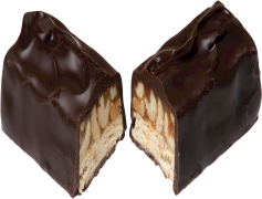 Dark Chocolate Candy Bar, Decadent Snack, Gourmet Treat, Satisfying Crunch, Sweet Indulgence PNG