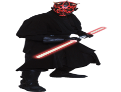 Darth Maul, Double-Bladed Lightsaber, Dark Side, Star Wars, Iconic Villain PNG
