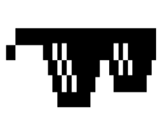 Deal With It Sunglass PNG Clipart