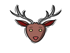Deer Head, Antlers, Taxidermy, Rustic, Forest PNG