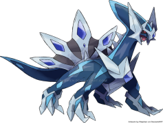 Dialga Pokemon, Ancient Power, Sinnoh Region, Legendary Creature, Steel Type PNG