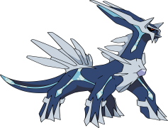 Dialga Pokemon, Steel-Type, Dragon, Legendary, Sinnoh PNG