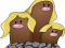 Diglett Pokemon, Quick Escape, Unique Species, Ground Type, Evolved Form PNG