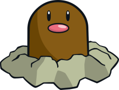 Diglett Pokemon, Underground, Pokémon Species, Hidden Abilities, Mole-like PNG