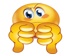 Dislike Emoji, Lack Of Enjoyment, Unapproval Symbol, Refusal Emoticon, Discontent Icon PNG