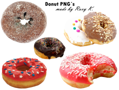 Donut, Glaze, Sweet, Pastry, Topping PNG