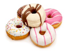Donut, Glazed, Sweet, Treat, Pastry PNG