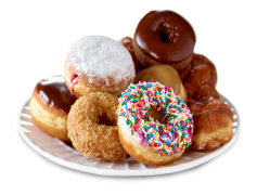 Donut, Sweet, Sugar, Treat, Bakery PNG