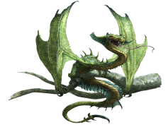 Drake Dragon, Fantasy Art, Winged Beast, Enchanted Serpent, Mythical Creature PNG