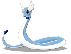 Dratini Pokemon, Cute Appearance, Johto Region, Dragon Type, Serpentine PNG