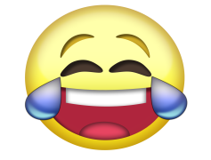 Emoji Head, Expression Icon, Smiley Symbol, Playful Character, Cartoon Face PNG