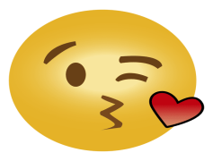 Emoji Wink, Playful Expression, Expressive Icon, Friendly Tease, Flirty Gesture PNG