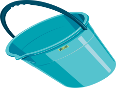 Empty Bucket, Storage, Tool, Water, Container PNG