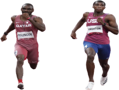 Erriyon Knighton, Young Talent, Athletic Prodigy, Speed Demon, Record Breaker PNG