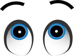 Eyes Cartoon, Playful Stare, Animated Vision, Charming Features, Whimsical Eyewear PNG