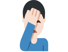Facepalm Boy, Reaction, Meme, Social Media, Humor PNG