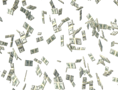 Falling Money, Investment, Economy, Finance, Cash PNG